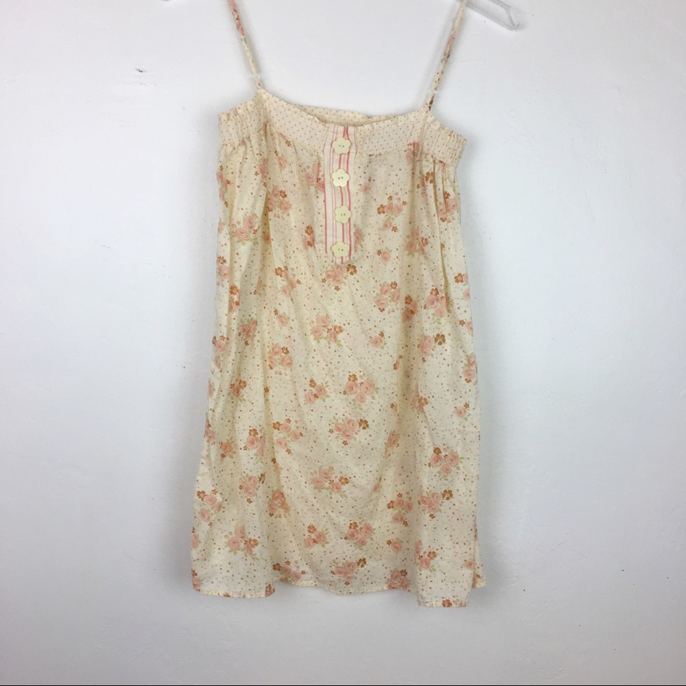 Solemio Yellow/Pink Floral Print Size S